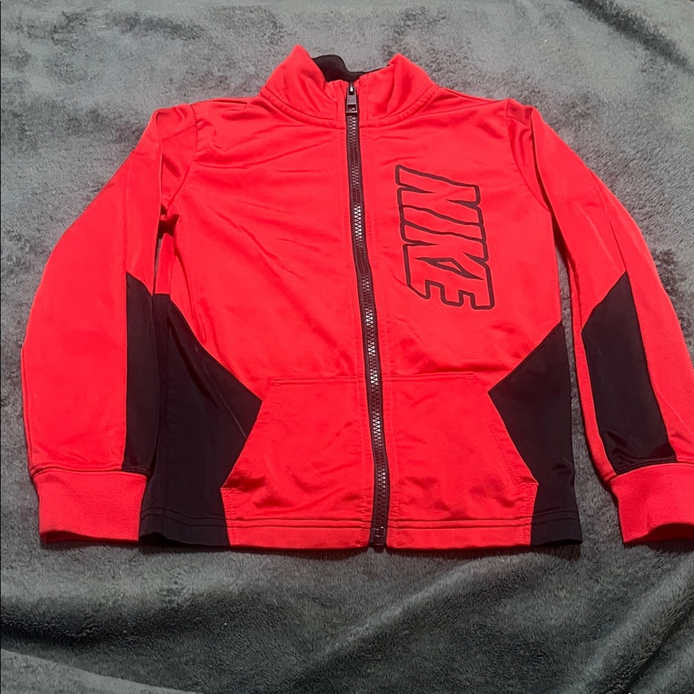 Nike Red and Black Sports Jacket